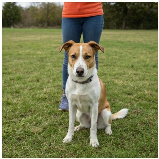 German Shepherd in a family setting