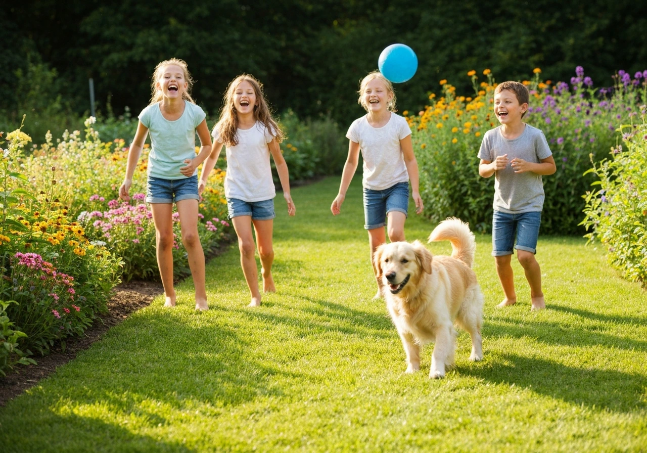 Golden Retriever in daily life