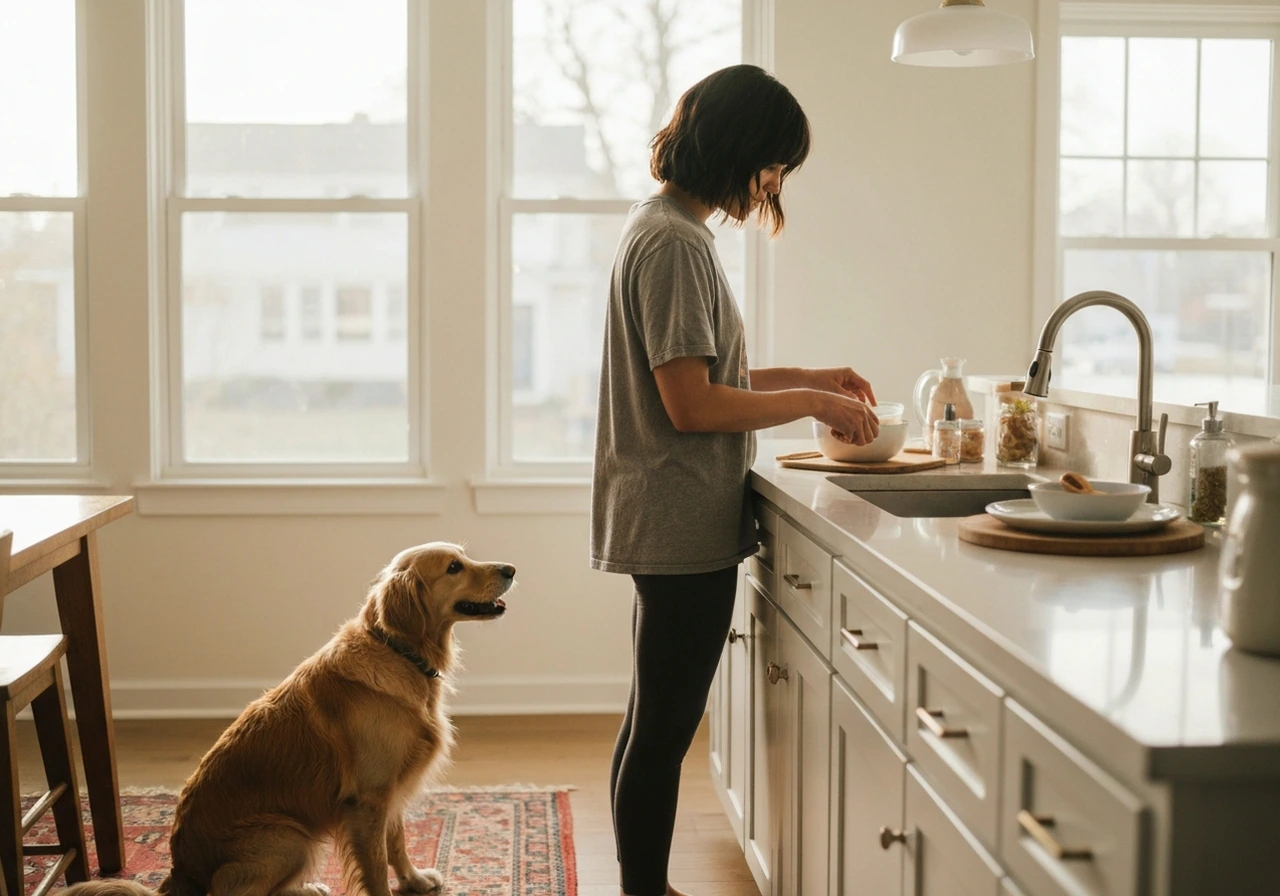 Bernese Mountain Dog in daily life