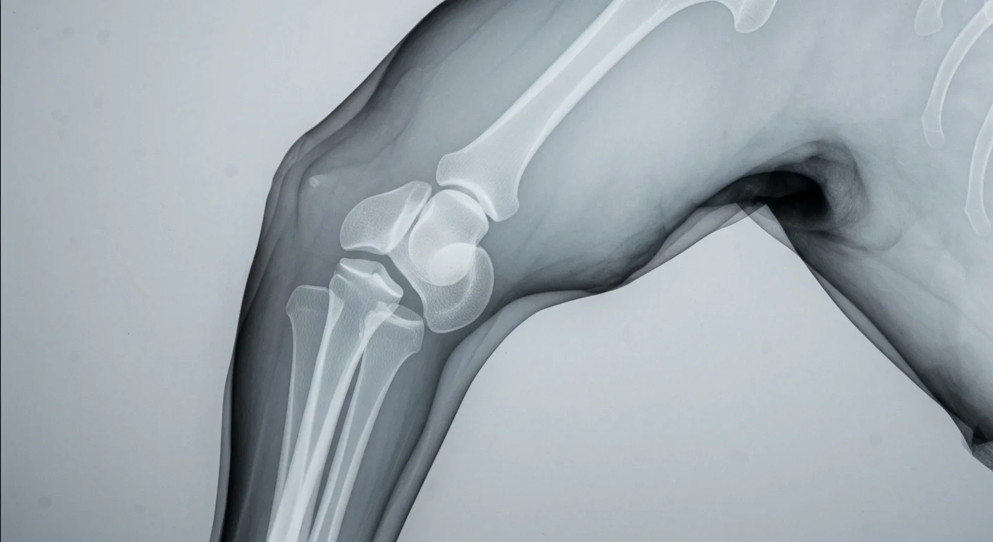 OFA elbow certification X-ray positioning for Labrador Retriever health screening